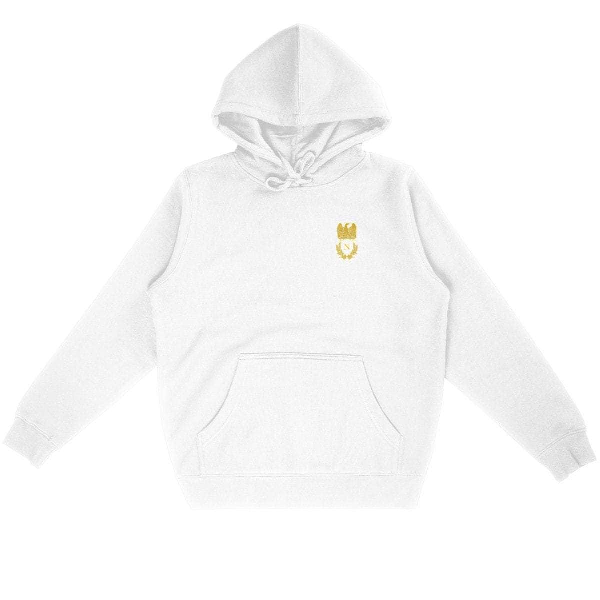Sweat à capuche - Napoléon (discret) Blanc / S