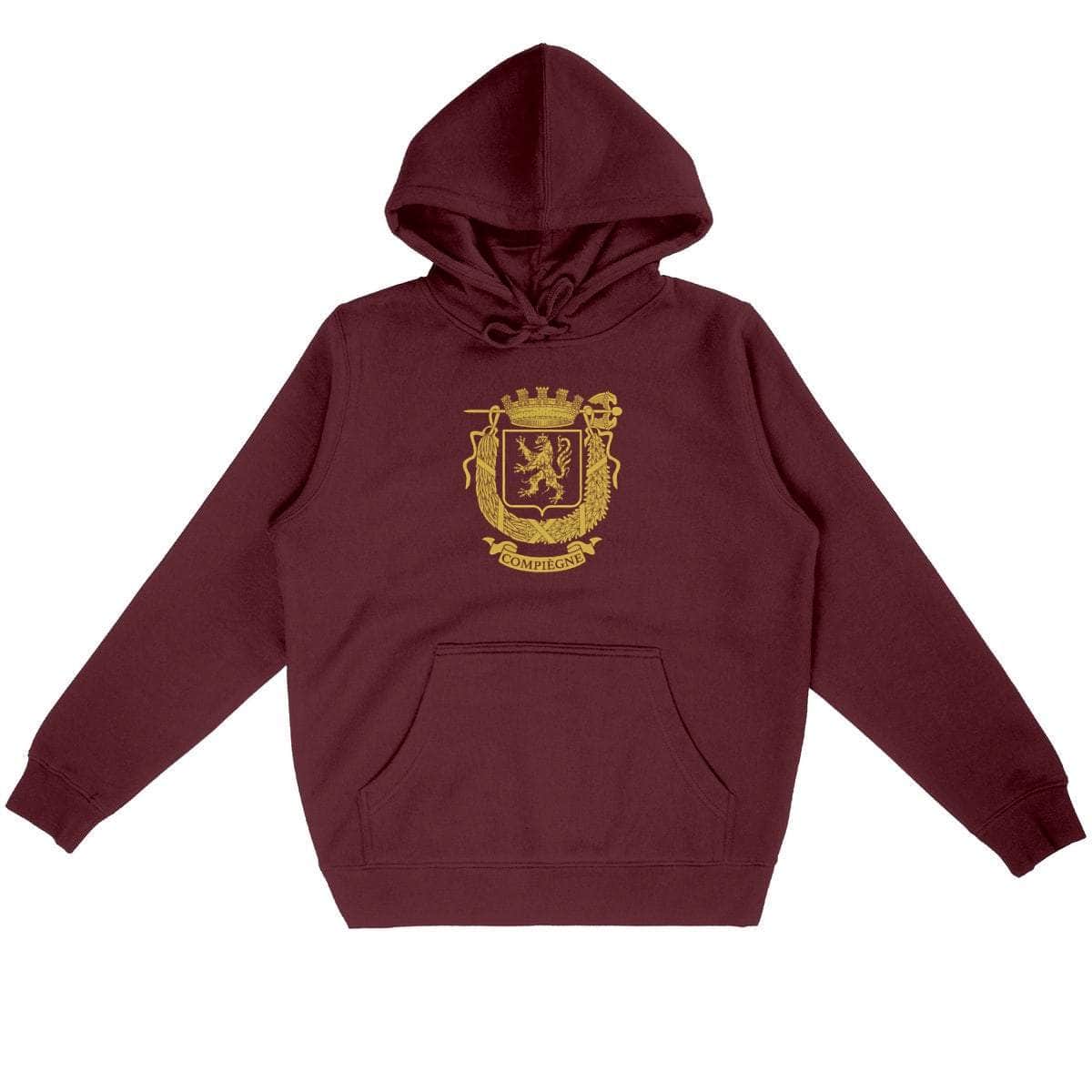 Sweat - Armoiries de Compiègne Bordeaux / S