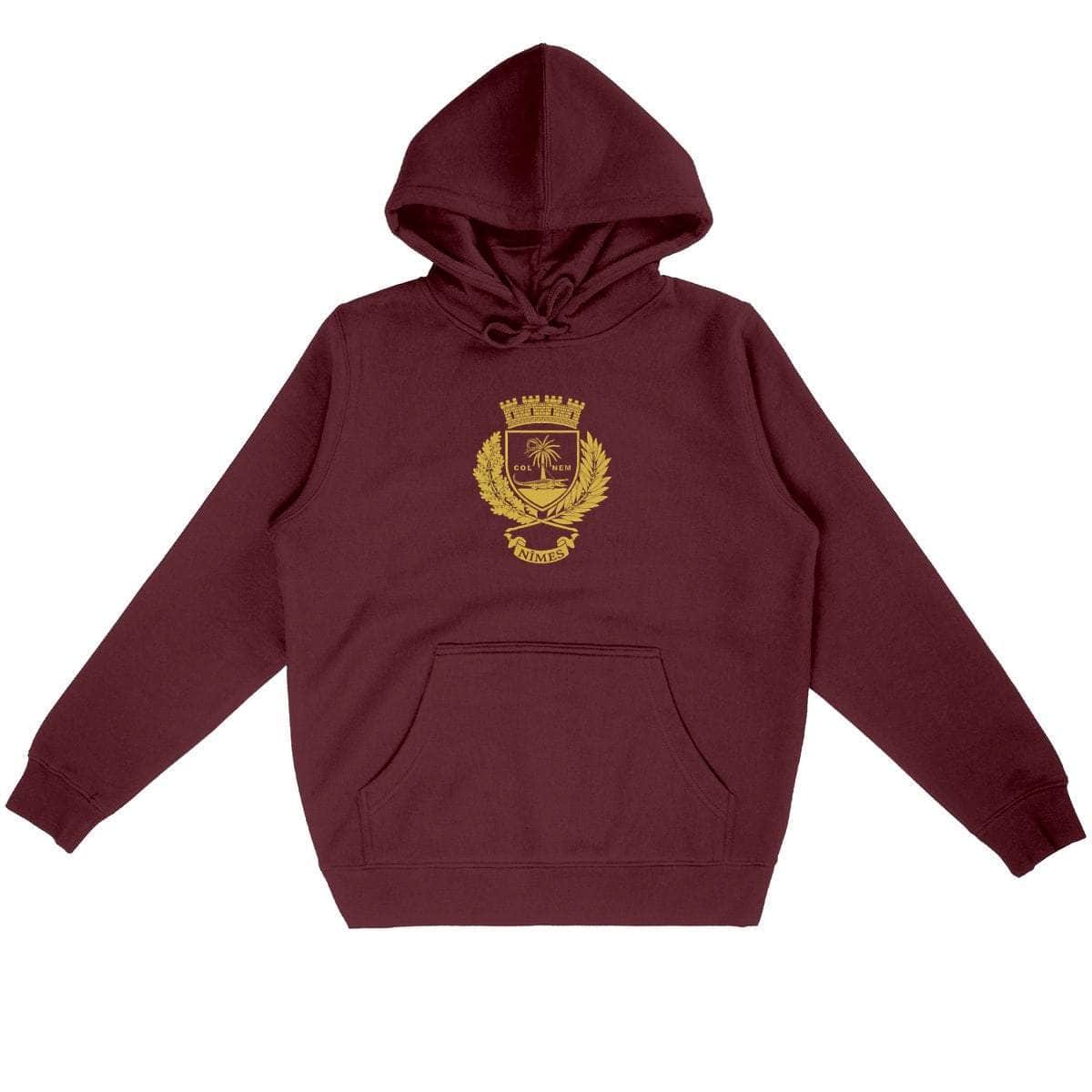 Sweat - Armoiries de Nîmes Bordeaux / S