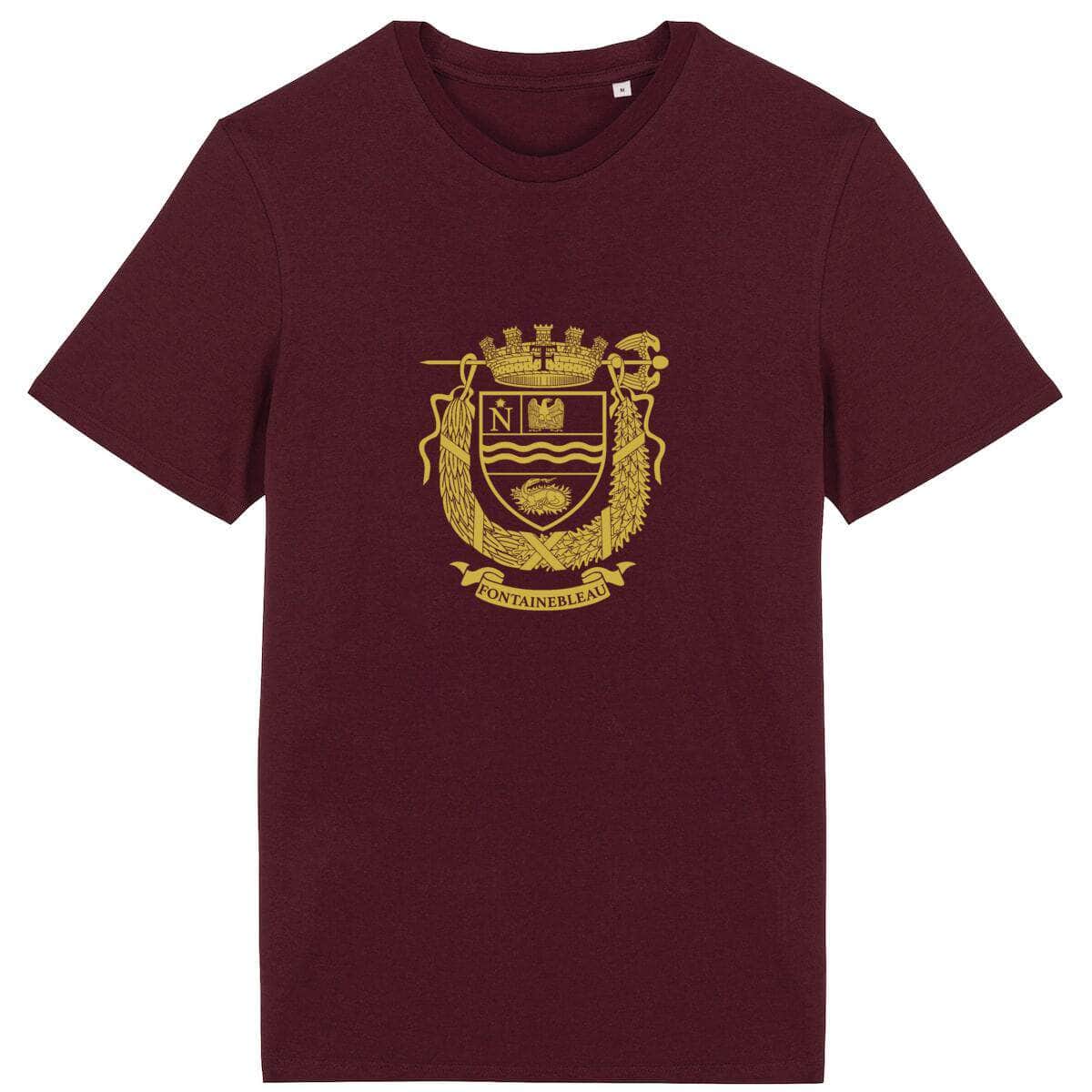 T-shirt - Armoiries de Fontainebleau Bordeaux / XS