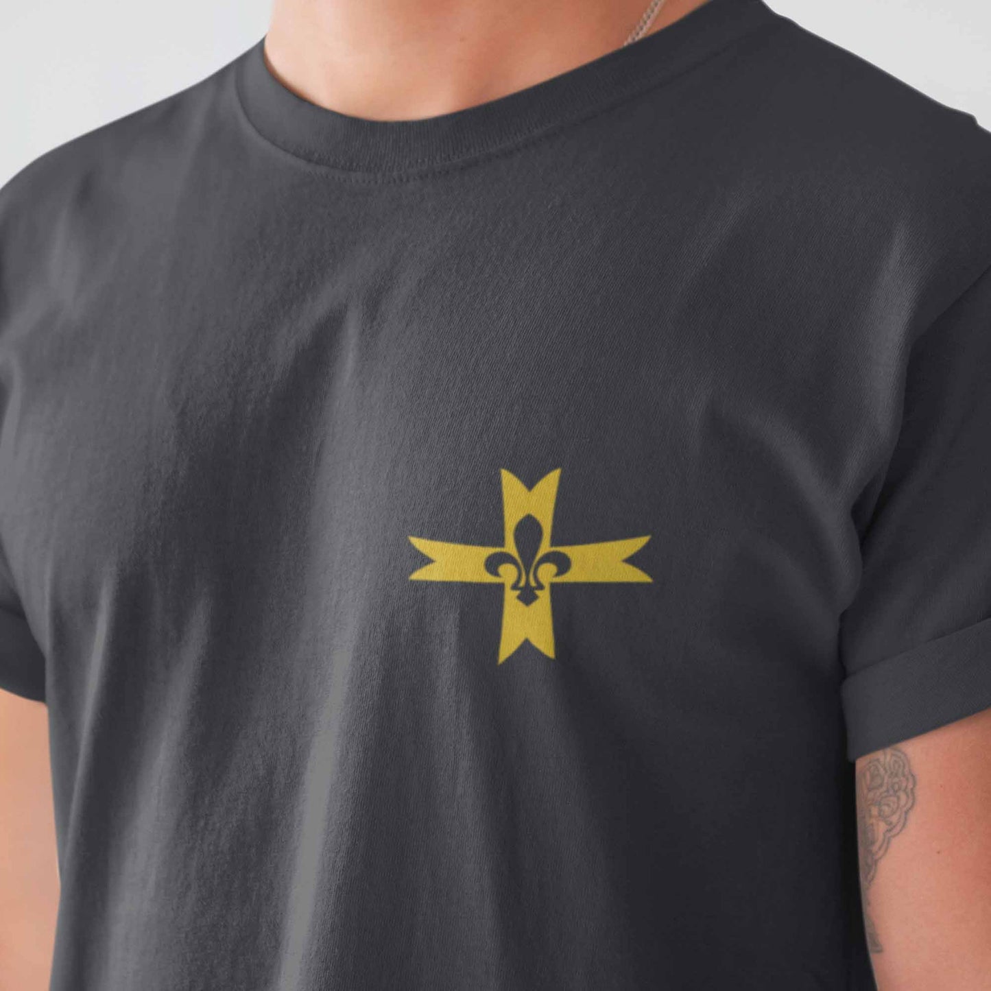 T-shirt - Croix des guides et scouts d'Europe (discret)