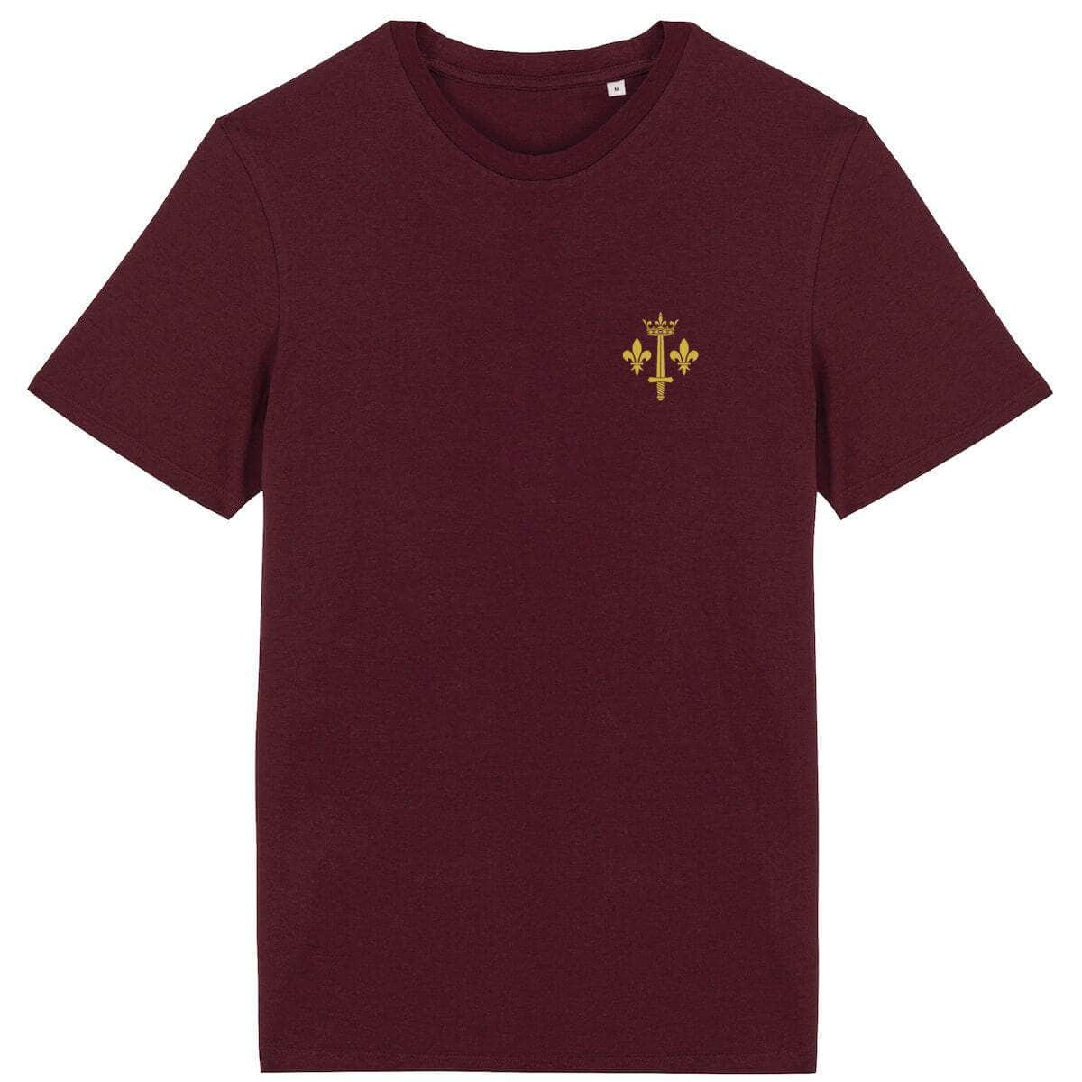 T-shirt - Jeanne d'Arc (discret) Bordeaux / XS