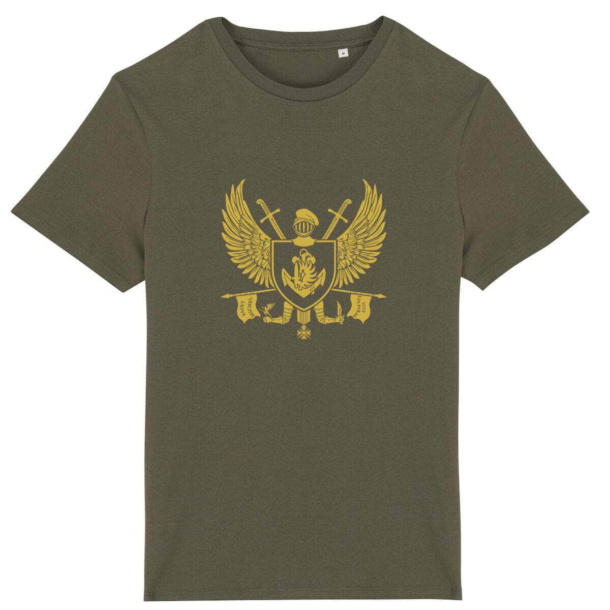 T-shirt militaire - Troupes de Marine Parachutiste Kaki / XS