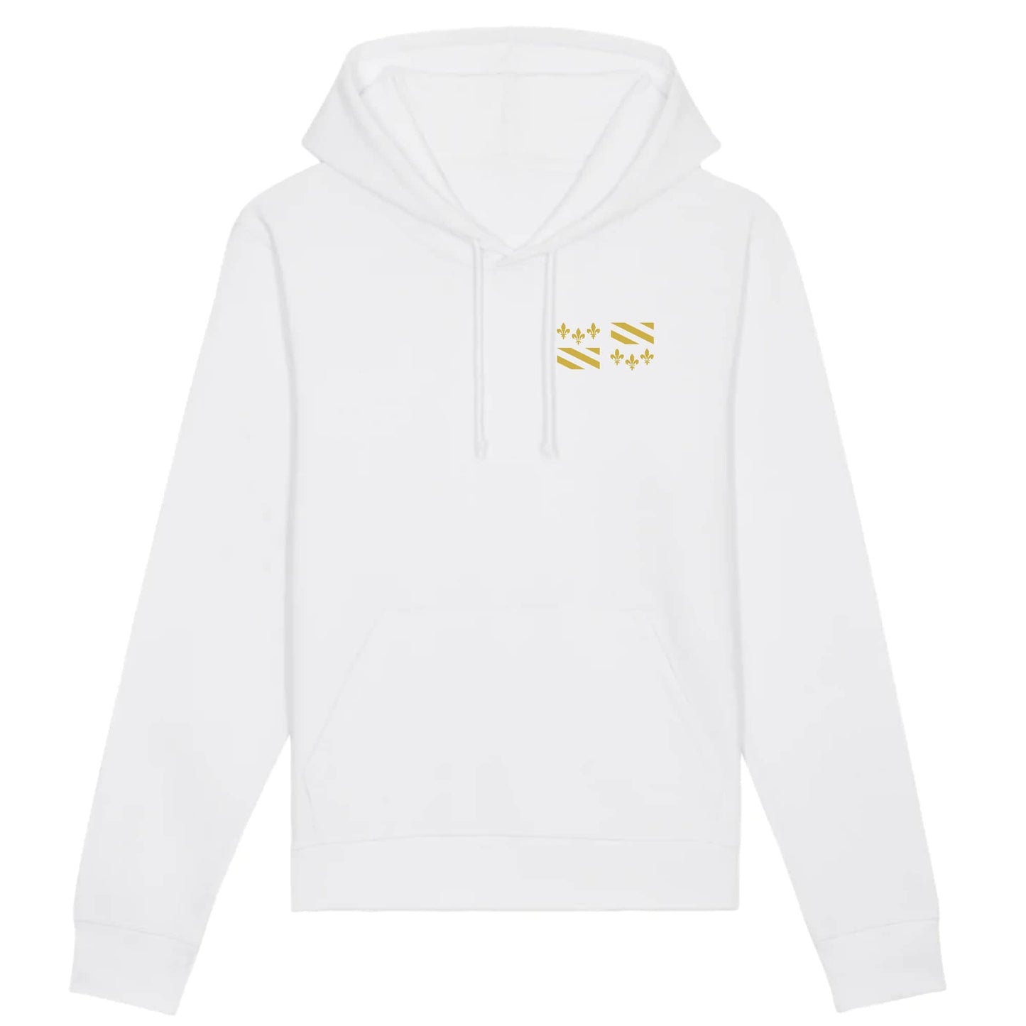 Sweat à capuche - Bourgogne (discret) XS / Blanc