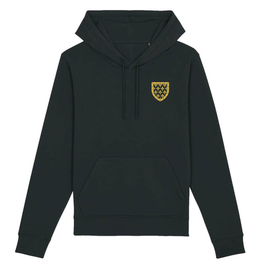 Sweat à capuche - Touraine (discret) XS / Noir