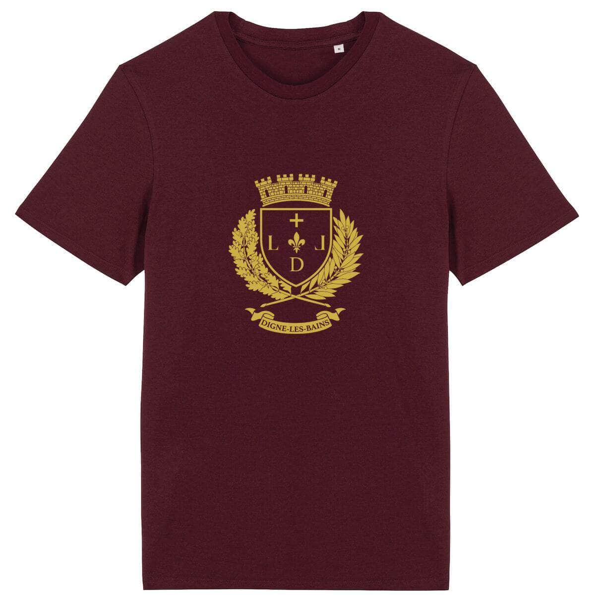 T-shirt - Armoiries de Digne-les-Bains Bordeaux / XS