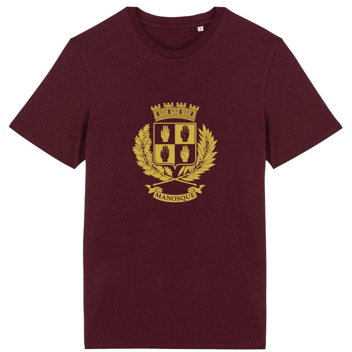 T-shirt - Armoiries de Manosque Bordeaux / XS