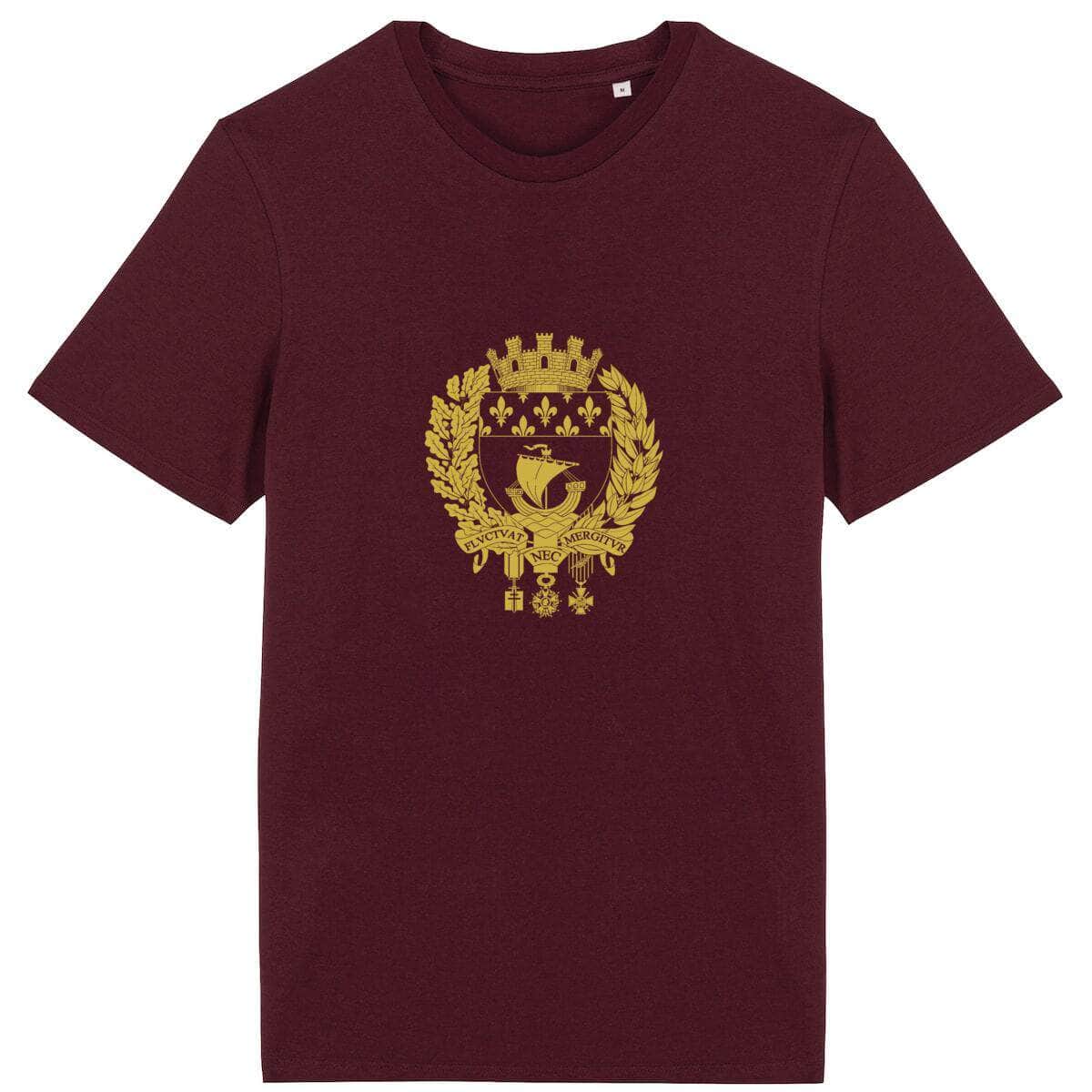 T-shirt - Armoiries de Paris Bordeaux / XS