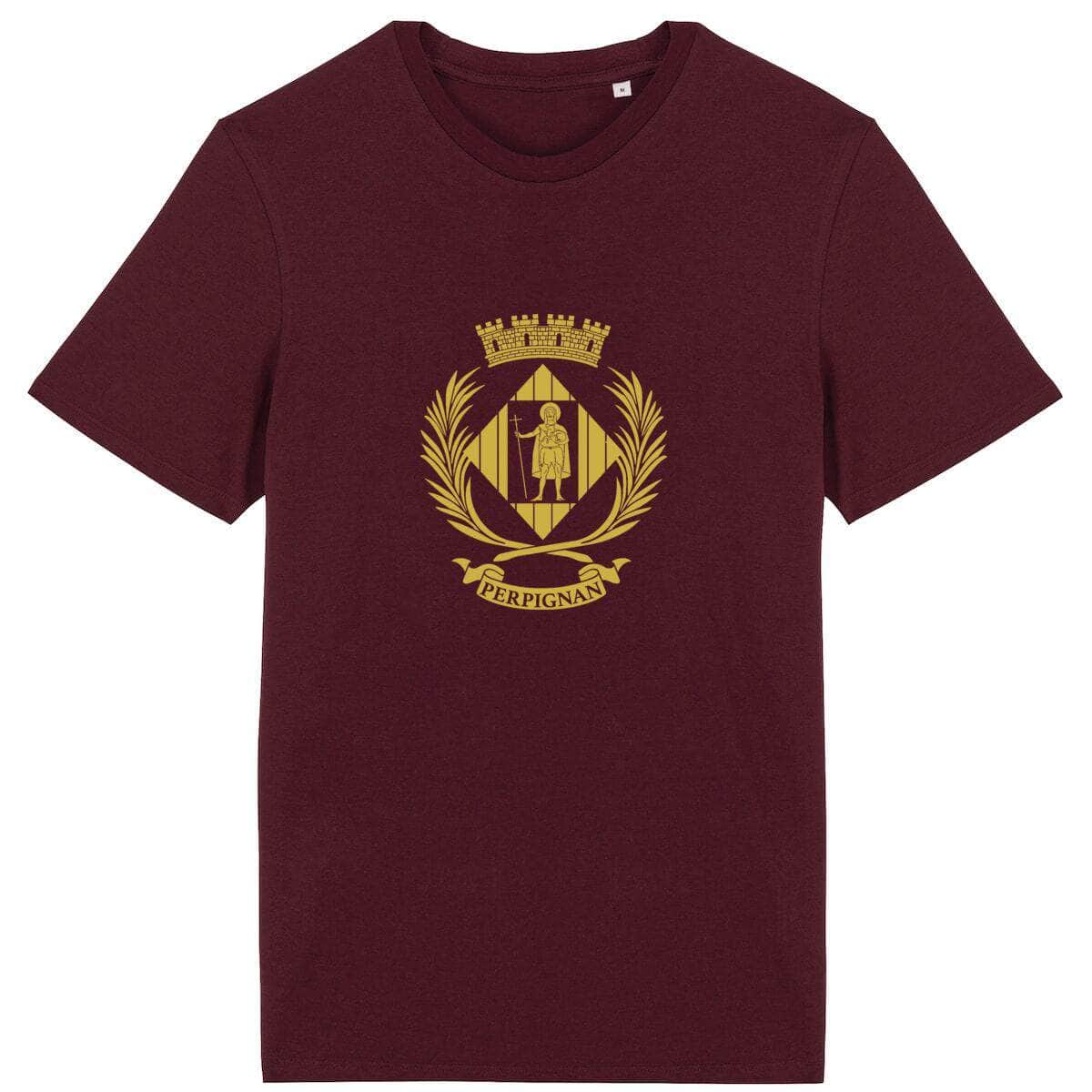 T-shirt - Armoiries de Perpignan Bordeaux / XS