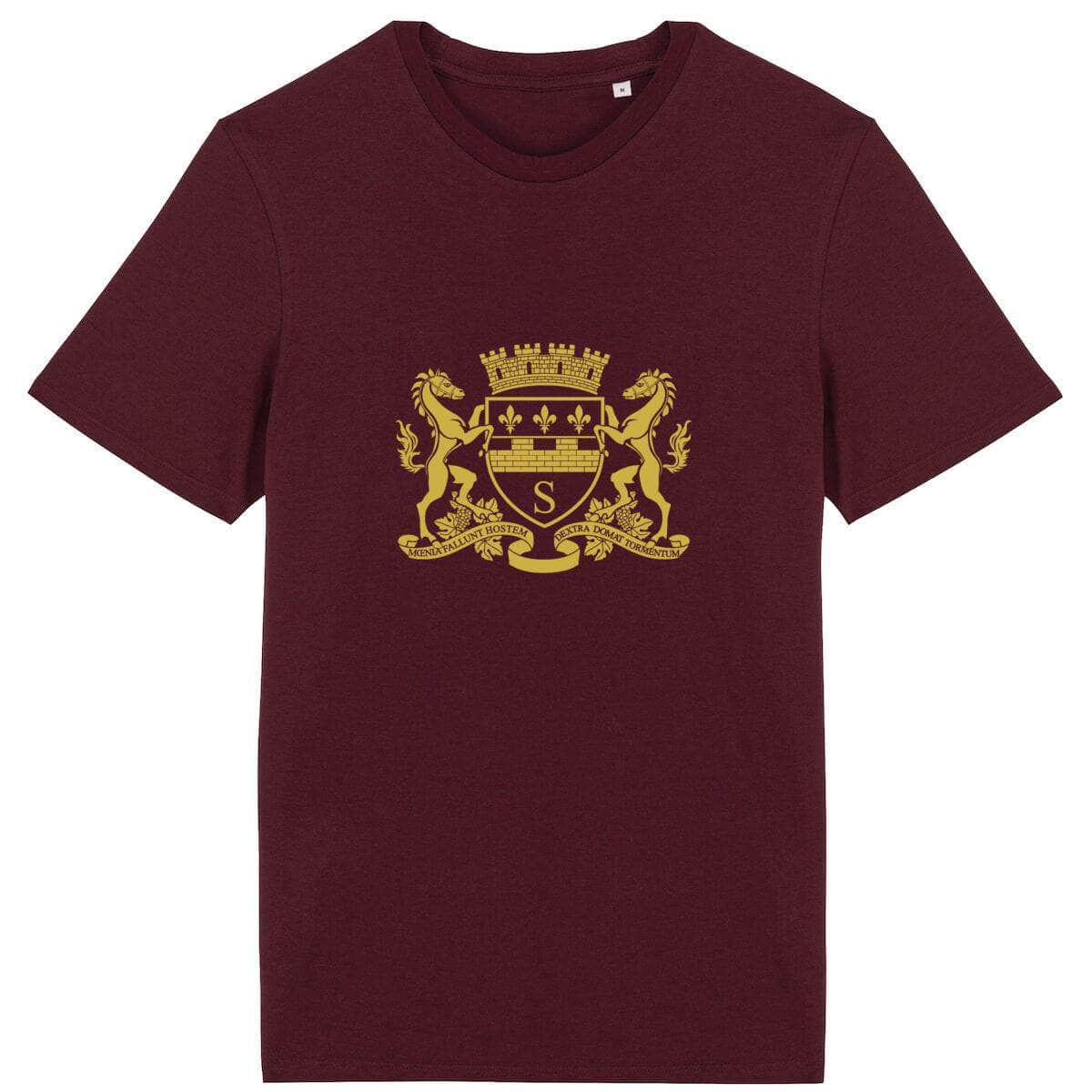 T-shirt - Armoiries de Saumur Bordeaux / XS