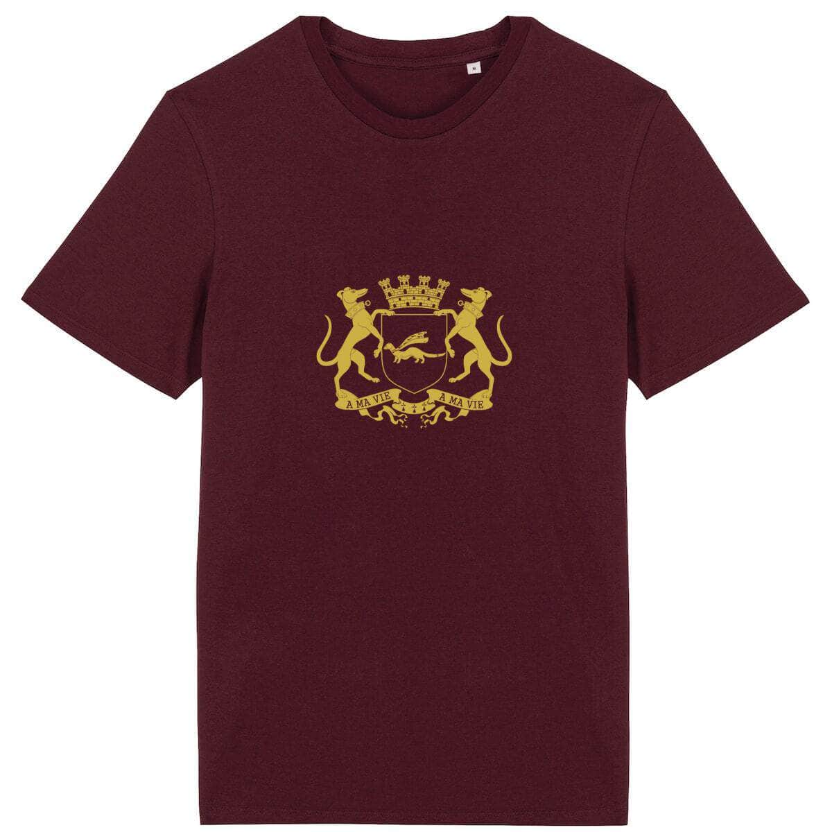 T-shirt - Armoiries de Vannes Bordeaux / S