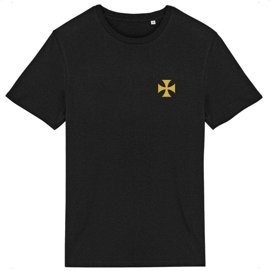 T-shirt - Croix des Templiers (discret) Noir / XS