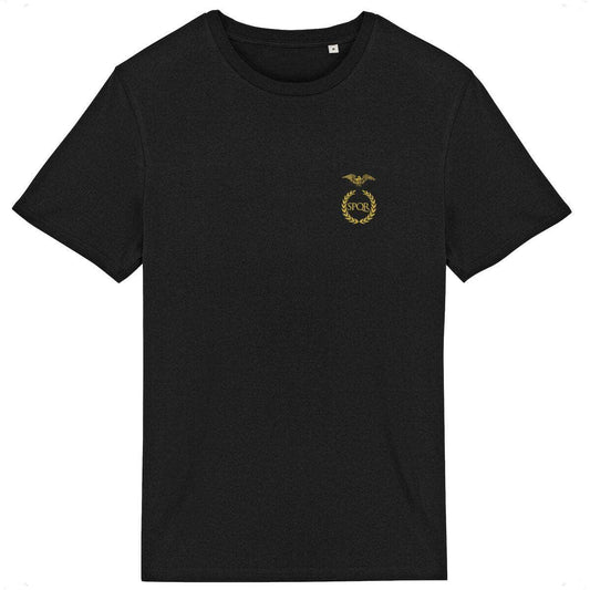 T-shirt - Empire Romain (SPQR) (discret) Noir / XS