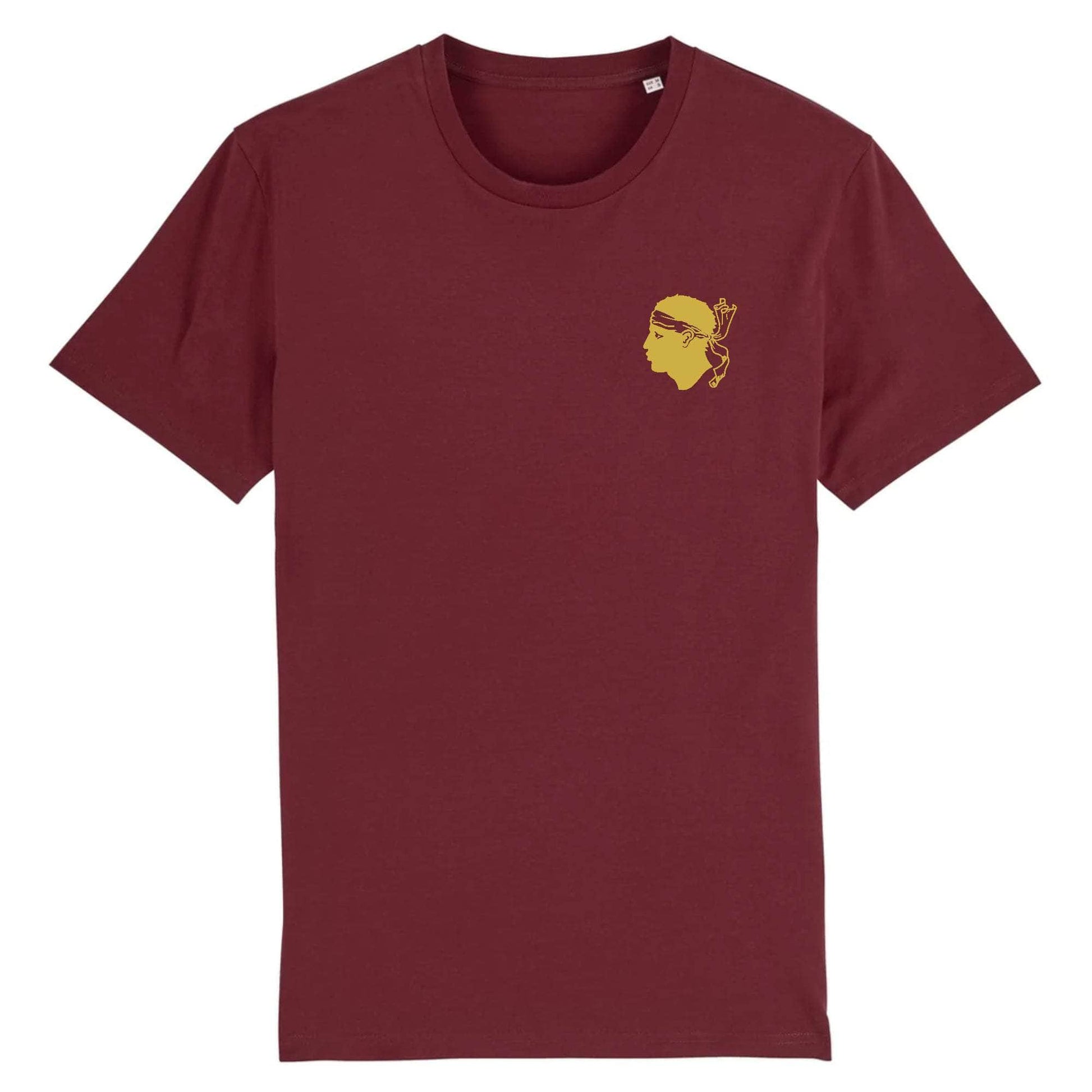 T-shirt - Corse (discret) XS / Bordeaux